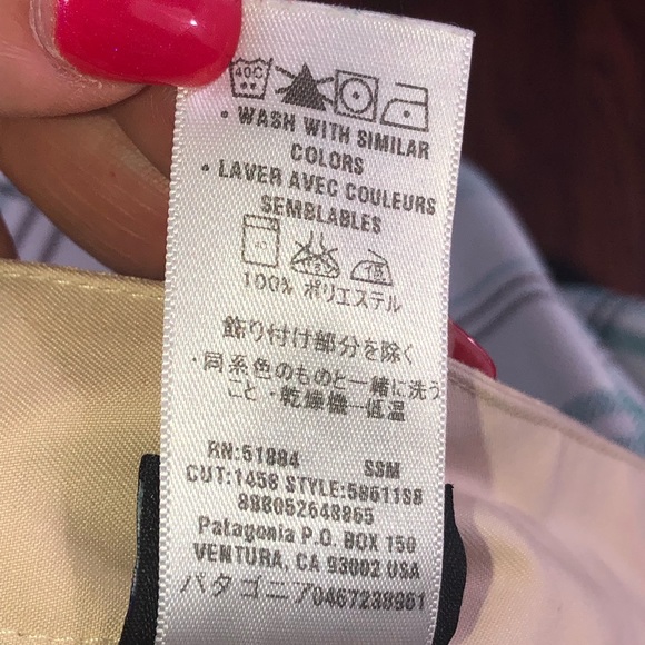 Patagonia skort with pockets and side splits - Picture 4 of 8